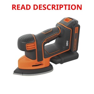 BLACKDECKER  20-Volt Cordless Mouse  Detail Sander Kit