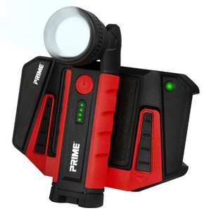 Prime  900 Lumen LED Rechargeable Handheld Work Light with Wireless Charging Pad