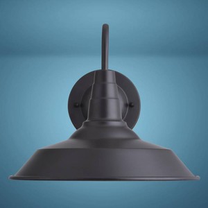 Patriot Lighting  Rook LED Bronze Solar Outdoor Wall Light