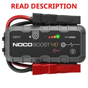$200 NOCO Automatic 12 V 2000 amps Battery Jump Starter
