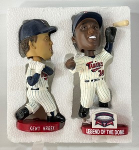 Kirby Puckett / Kent Hrbek Legends of the Done Minnesota Twins Bobblehead Set - NEW IN BOX / PACKAGE