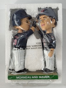 Joe Mauer  Justin Morneau 2013 Minnesota Twins Bobblehead - NEW IN BOX  PACKAGE