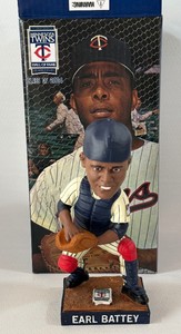Earl Battey Hall of Fame Minnesota Twqins Baseball Bobblehead - New in Box