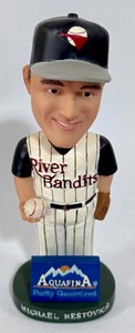 Michael Restrovich River Bandits Aquafina Baseball Bobblehead - Minnesota Twins