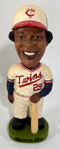Rod Carew Green Base Mountain Dew Minnesota Twins Baseball Bobblehead