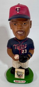 Shannon Steward Green Base Hormel 2003 ALCS Minnesota Twins Baseball Bobblehead