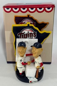 Minnie and Paul Pepsi Minnesota Twins Baseball Bobblehead