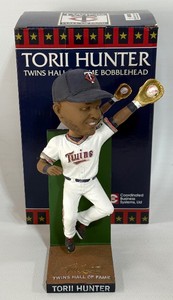 Torii Hunter Minnesota Twins Baseball Hall of Fame Bobblehead - New in Box