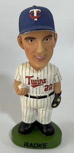Brad Radke Green Base Bobblehead Minnesota Twins Baseball - In Box