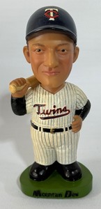 Harmon Killebrew Mountain Dew Green Base Minnesota Twins Baseball Bobblehead - In Box