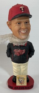 Ron Gardenhire Red Base 2003 ALCD Champions Minnesota Twins Baseball Bobblehead - In Box