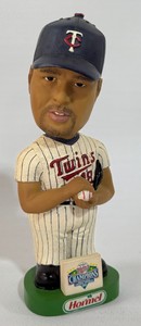 Eddie Guardado Hormel Green Base 2002 ALCD Champions Minnesota Twins Bobblehead - In Box