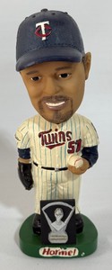 Johan Santana Cy Young Green Base Hormel Minnesota Twins Baseball Bobblehead - In Box