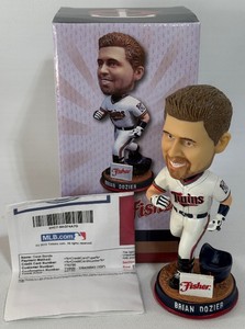 Brian Dozier Fisher Minnesota Twins Baseball Bobblehead - New in Box w Ticker