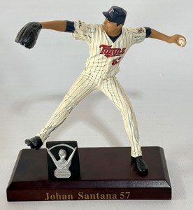 Johan Santana Cy Young Baseball Figure Statue - Minnesota Twins