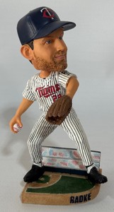 Brad Radke Limited Edition Legednds of The Diamond Only 5,000 Made Numbered 957 Minnesota Twins Baseball Bobblehead
