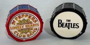 The Beatled Sgt. Peppers Loneley Hearts Club Band Salt and Pepper Shakers