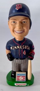 Paul Molitor Hall of Fame Green Base Minnesota Twins Bobblehead - In Box