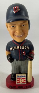 Paul Molitor Hall of Fame Red Base Minnesota Twins Bobblehead - In Box