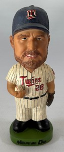 Bert Blyleven Green Base Mountain Dew Minnesota Twins Bseball Bobblehead - In Box