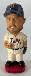 Bert Blyleven Red Base Minnesota Twins Bseball Bobblehead - In Box