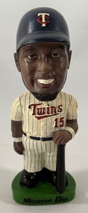 Christian Guzman Green Base Mountain Dew Minnesota Twins Bseball Bobblehead - In Box