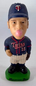 Doug Mientkiewicz Green Base Mountain Dew Minnesota Twins Baseball Bobblehead - In Box