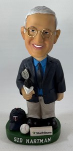 Sid Hartman Gren Base WCCO SGA Minnesota Twins Baseball Bobblehead - In Box