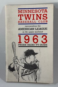1963 Minnestoa Twins Vintage Baseball Media Guide - Beautiful Condition