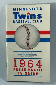 1964 Minnestoa Twins Vintage Baseball Media Guide - Beautiful Condition
