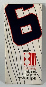 1967 Minnestoa Twins Vintage Baseball Media Guide - Beautiful Condition