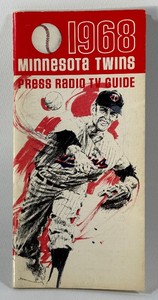 1968 Minnestoa Twins Vintage Baseball Media Guide - Beautiful Condition
