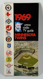 1969 Minnestoa Twins Vintage Baseball Media Guide - Beautiful Condition