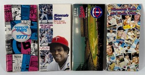 1977  1978  1979  1980 Minnesota Twins Vintage Baseball Media Guides - Beautiful Condition