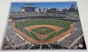 Joe Mauer Autographed w COA Target Field Baseball Photo