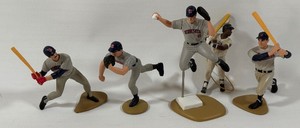 (5) Minnesota Twins Baseball Starting Lineup Figures and Kirby Puckett Ornament