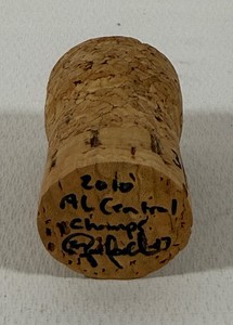 Pat Neshek Autographed 2010 ALC Champs Locker Room Cork - Minnesota Twins Baseball