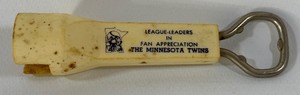 Minnesota Twins Vintage Bottle Opener League Leaders In Fan Appreciation