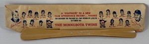 1963 Vintage Minnesota Twins Baseball Shoehorn