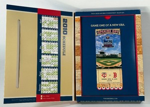 Targe Field Opened Day 2010 Ticket Set - Minnesota Twins Baseball