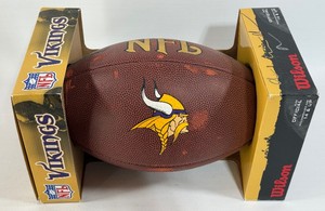 Minnesota Vikings Wilson NFL Football In Box