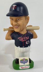 Corey Koskie Green Base Hormel Minnesota Twins 2002 ALCD Champions Baseball Bobblehead