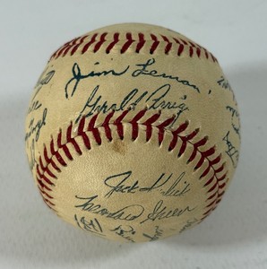 Vintage Minnesota Twins Stamped Signature Baseball (not live ink)