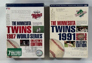 1987 and 1991 Minnesota Twins World Series DVD Sets - NewSealed Baseball