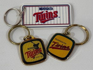 (3) Minnesota Twins Baseball Keychains