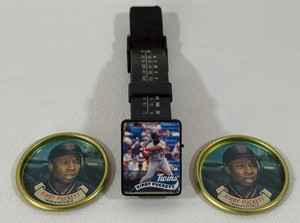 Kirby Puckett Lot - 2 Coins  Retro Super Star Bracelet - Minnesota Twins