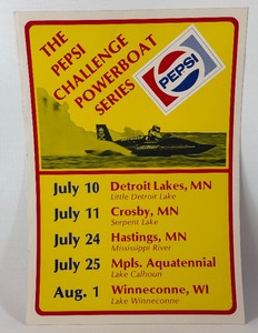 The Pepsi Challenge Powerboat Series Vintage Sing - Minnesota