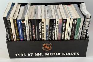 1996-97 NHL Hockey Media Guide Lot of 24