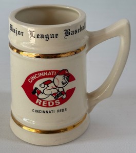 Cincinnati Reds Vintage Collectible Baseball Beer Stein  Mug