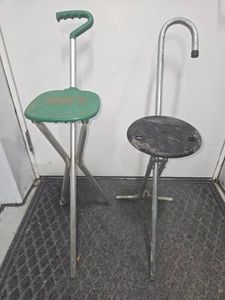 2 Fold Up Stools